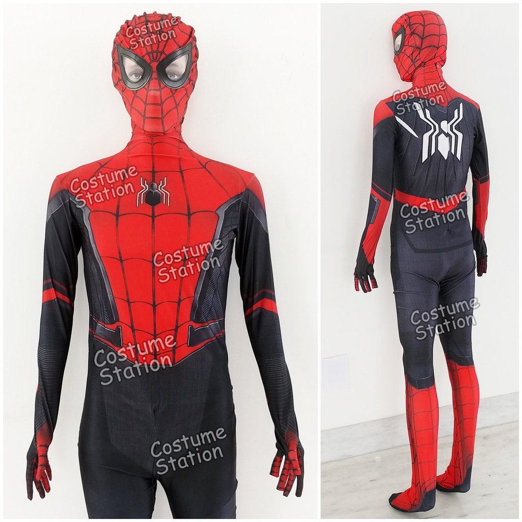 Kostum Spiderman Far From Home / Costume Superhero Marvel pria dewasa