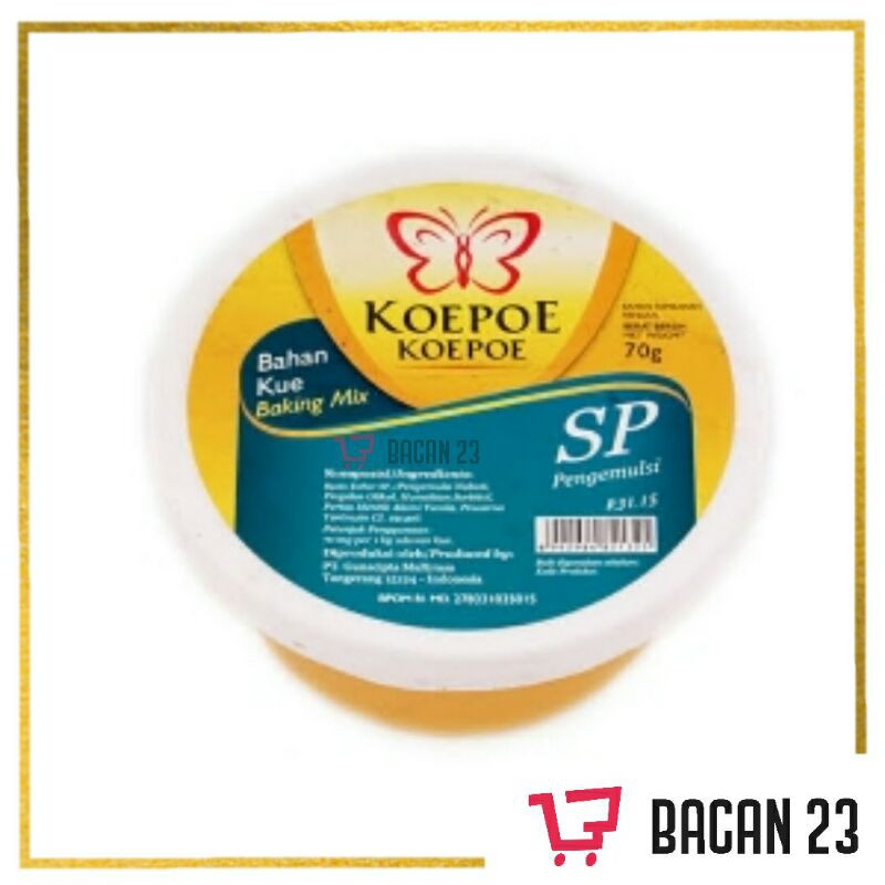 Koepoe SP Baking Mix (30gr) / Pengemulsi / Bahan Kue / Bacan 23 - Bacan23