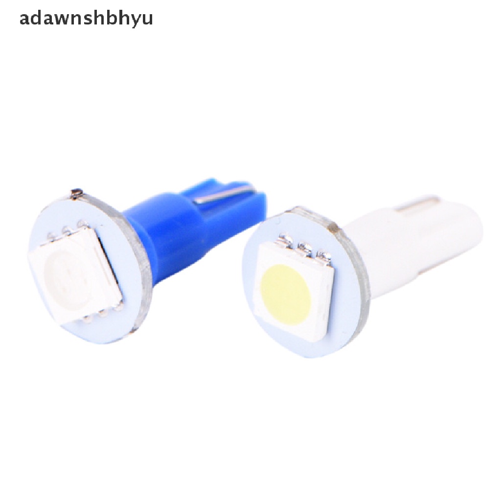 Adawnshbhyu 10Pcs T5 5050panel Instrumen LED Cluster Dash Light Bulb Twist Socket