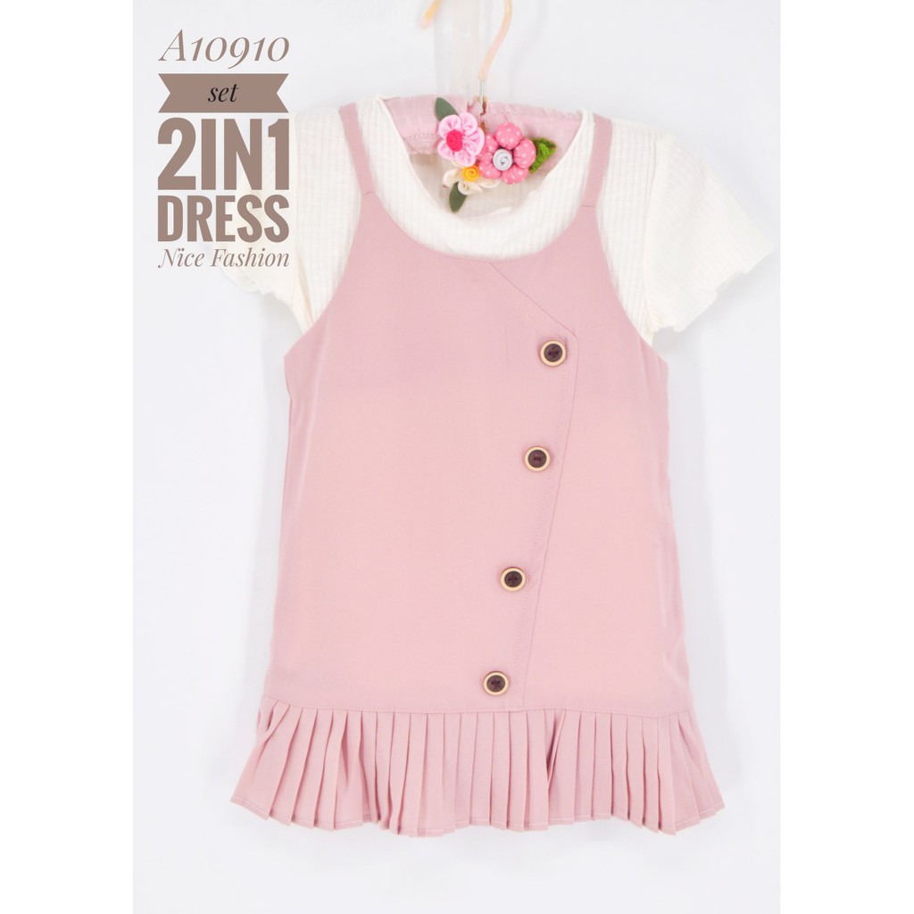 SET 2IN1 BAJU ANAK PEREMPUAN A10910