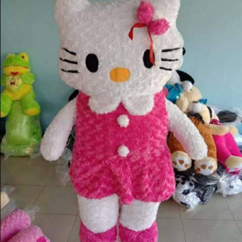 Boneka hello kitty pink bantal hello kitty jumbo