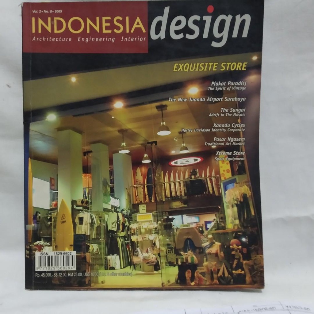Indonesia design architecture engineering interior Buku Bekas lama Vintage Luar Inggris Novel Import