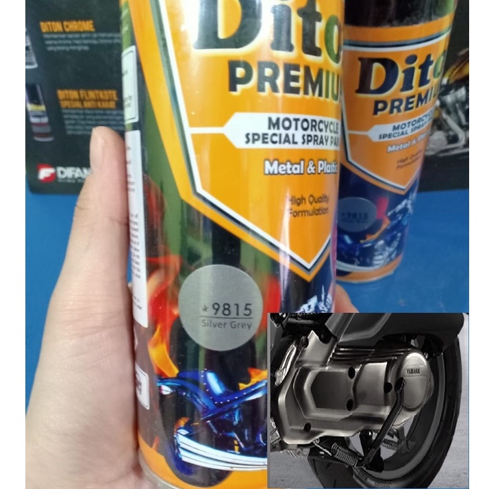 DITON Premium Pilok Pilox VG 9815* Silver Grey (9815) Warna GUN METAL 400cc