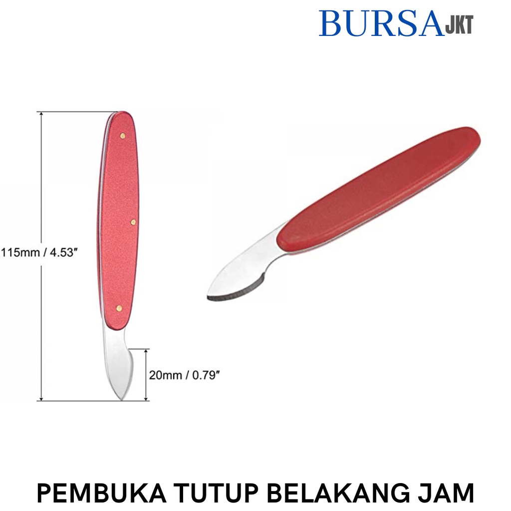 PEMBUKA CONGKEL TUTUP JAM BELAKANG BACK CASE WATCH OPENER GANTI BATERAI PISAU