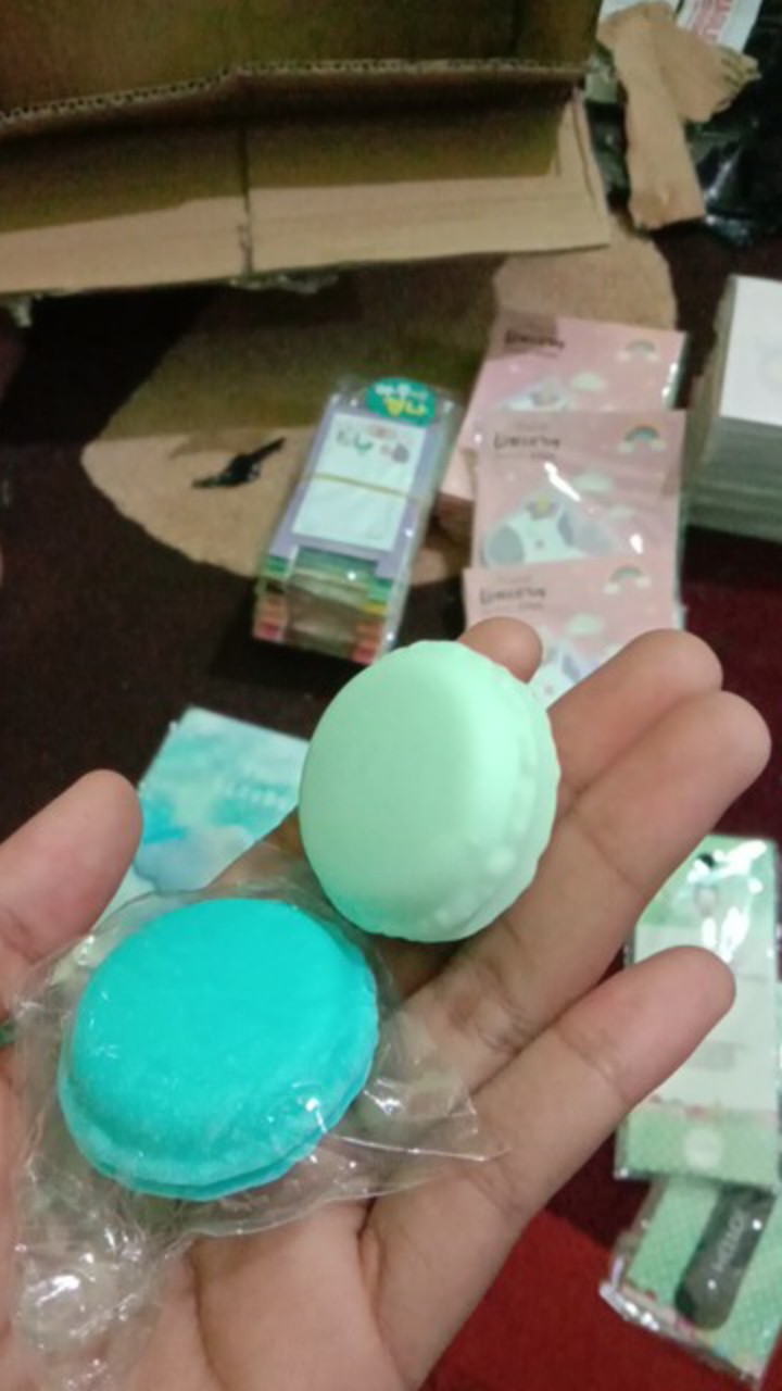 Anekagrosir | Kotak Aksesoris Bentuk Makaron - Box Aksesosir Serbaguna - Tempat Penyimpanan