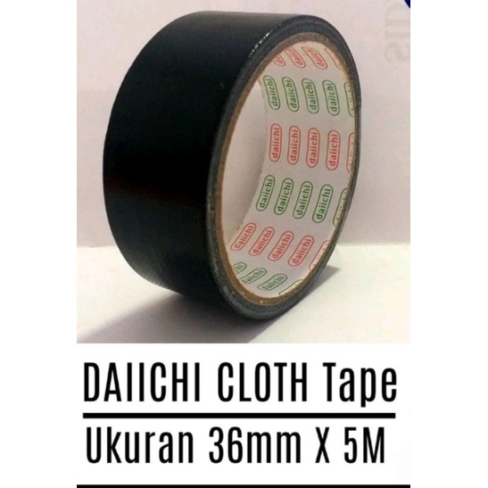 

CLOTH TAPE/LINEN TAPE HITAM 36mm × 5m