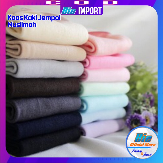 Kaos Kaki Wanita Muslimah Jempol Polos Best Seller