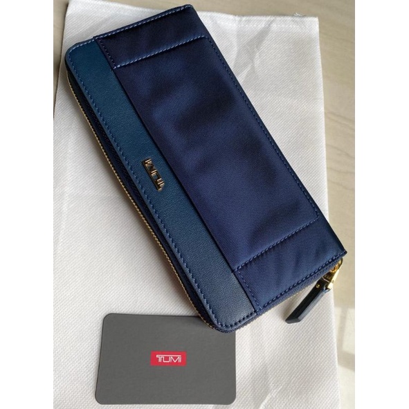 DOMPET LONG WALLET TUMI ORIGINAL NAVY