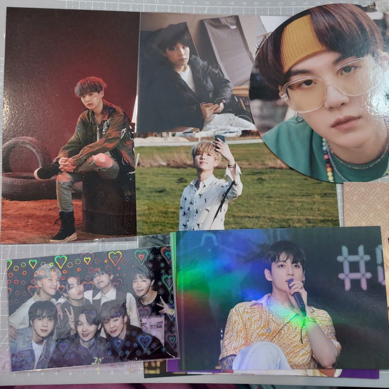 POSTCARD BTS Accordion festa 18 Yoongi | Oneul Unreleased Yoongi | Oneul Live Photo selfie Suga | Pe