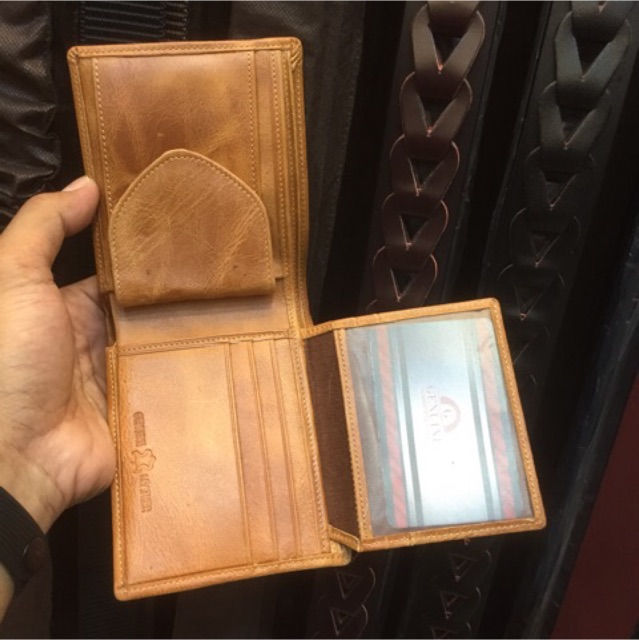 Dompet lipat pria kulit asli lokal berkualitas tinggi #dompet #dompetpria #dompetkulit #dompetlipat