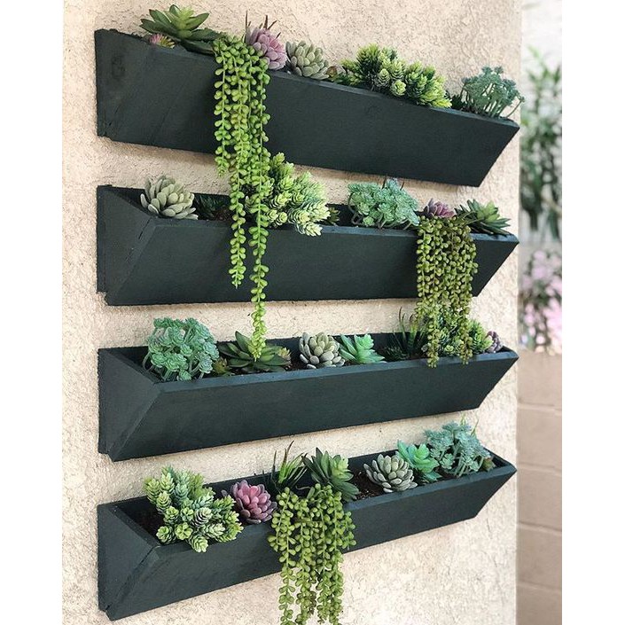 Rak Tanaman Hias Gantung Tempel Dinding Minimalis