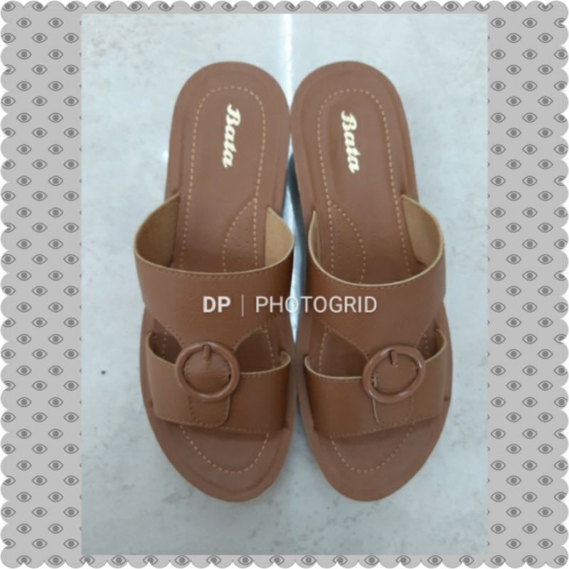 sandal wanita bata