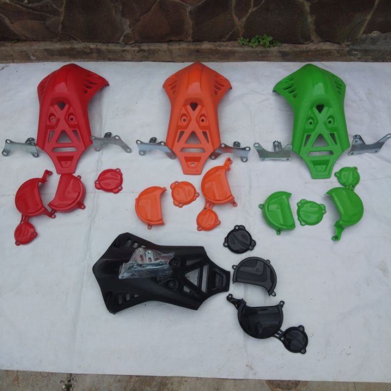 cover mesin klx 150 bf dtracker tutup magnet mesin klx bf dtracker