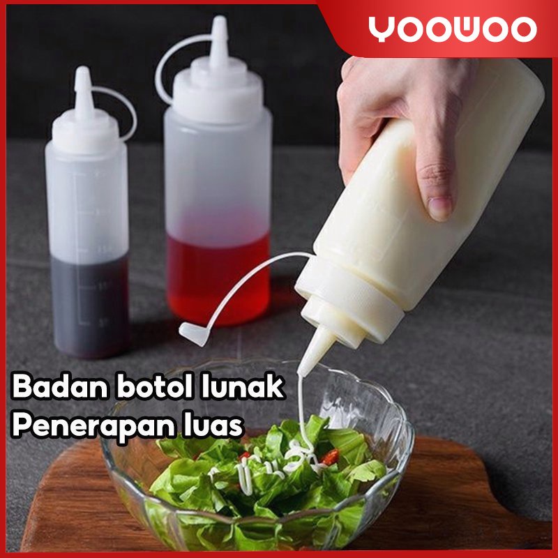 botol squize saus  / botol saus dapur rumah tangga / botol Serbaguna Murah Tebal