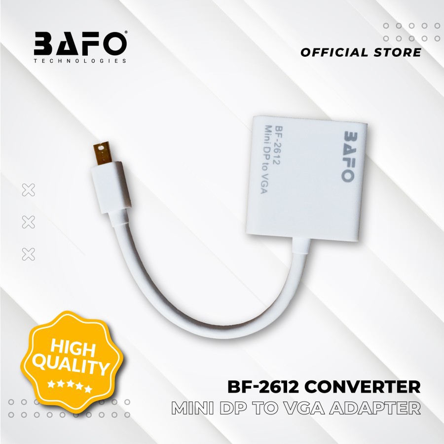 Converter Mini Display Port to VGA BAFO BF-2612 / Mini DP to VGA