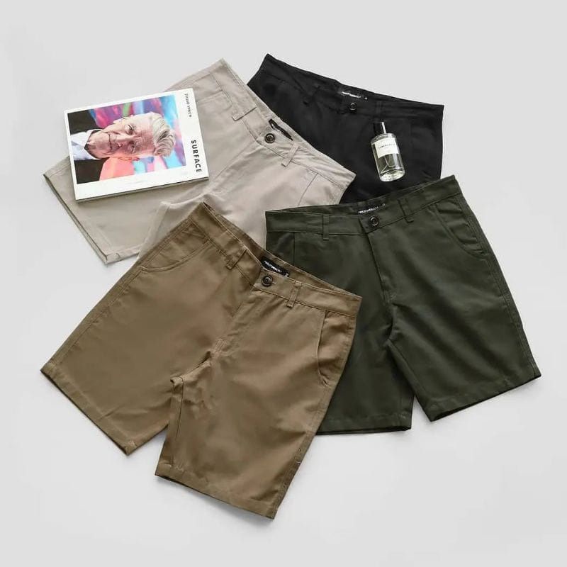 celana Chino pendek pria-1
