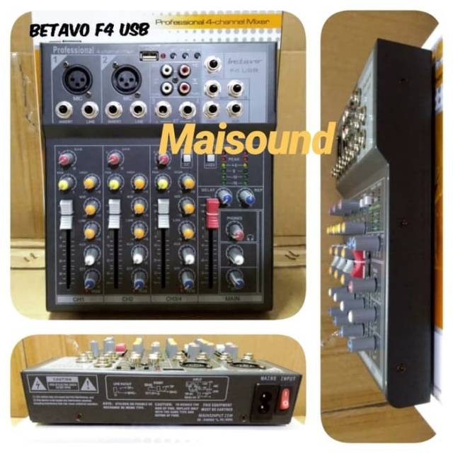 Mixer Betavo F4 4 Channel F 4