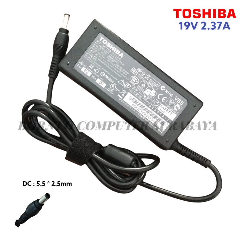 ADAPTOR TOSHIBA 19V 2.37A