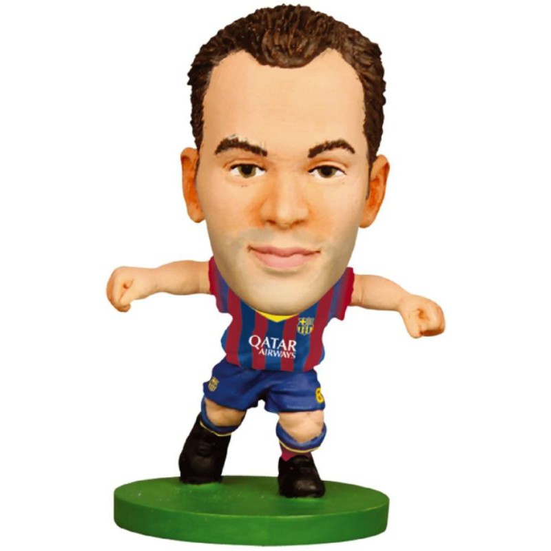 Soccerstarz Barcelona Andres Iniesta Home Kit