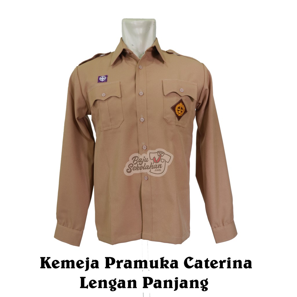 Contoh Desain Baju Lapangan Pramuka Penegak | Gejorasain