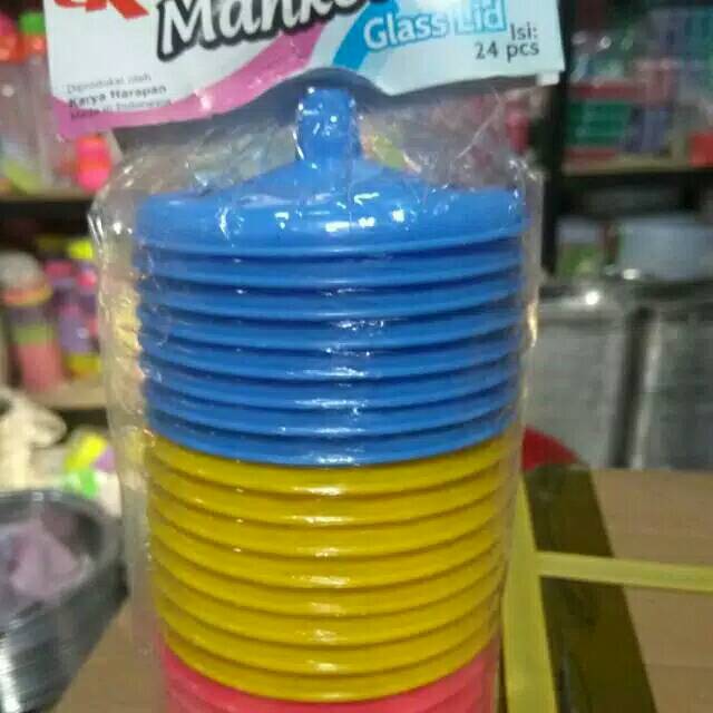 Tutup gelas atom(plastik)