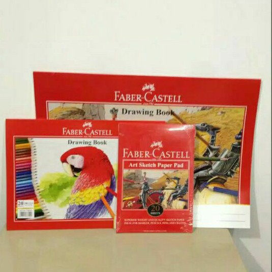 

Faber-Castell Buku Gambar Drawing Book A3 / A4 / A5