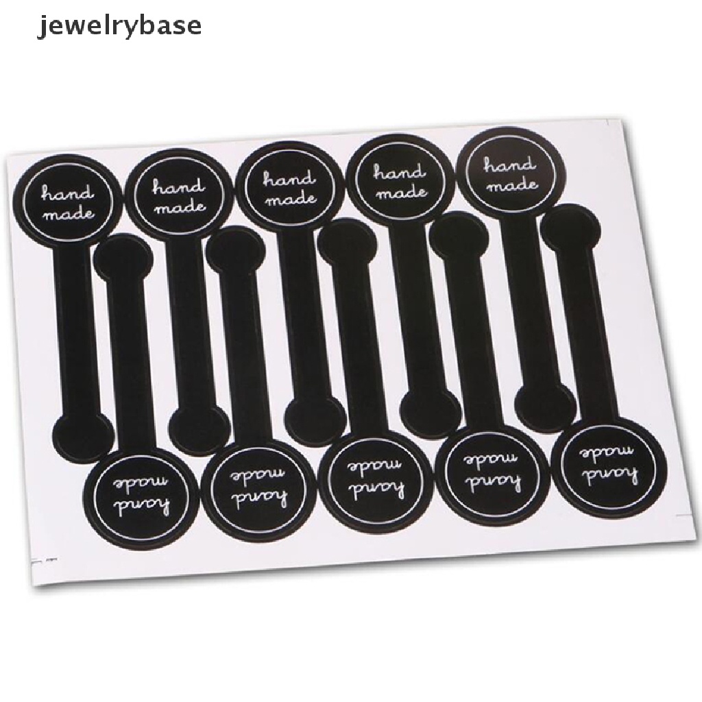 100x Stiker Label Segel Kue Handmade Warna Hitam Untuk Kemasan