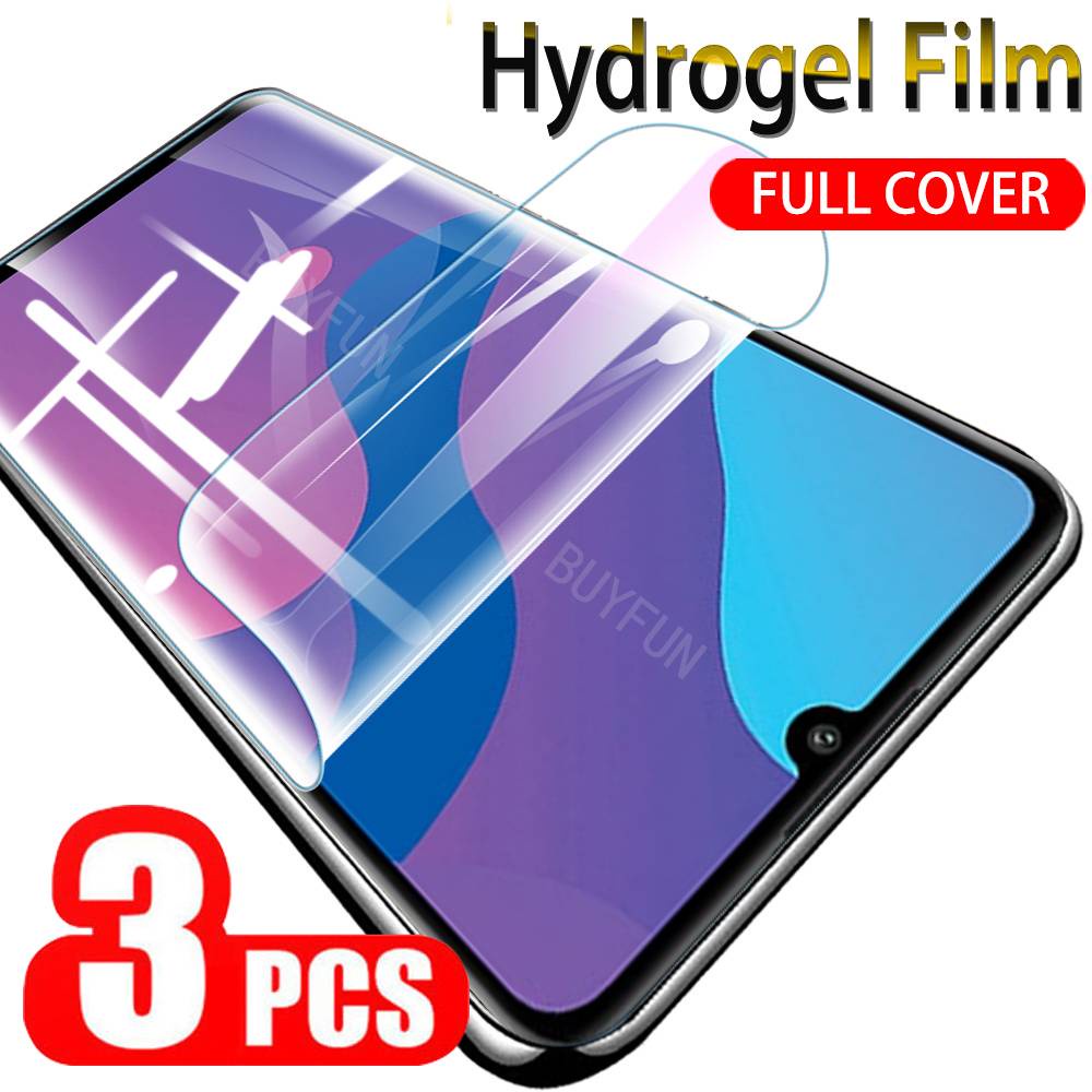 3PCS Hydrogel Film For Huawei Honor v9 play / v9 / v8 / V30 / V30 pro / v20 / v10 / Play 4T Pro / Play 4T / Play 3E / Play 3  Safety Water Gel Film HD On Hauwei Honer Play / Play 4 / Play 4 pro / Note 8 / Note 10 / magic 2 / magic Not Glass