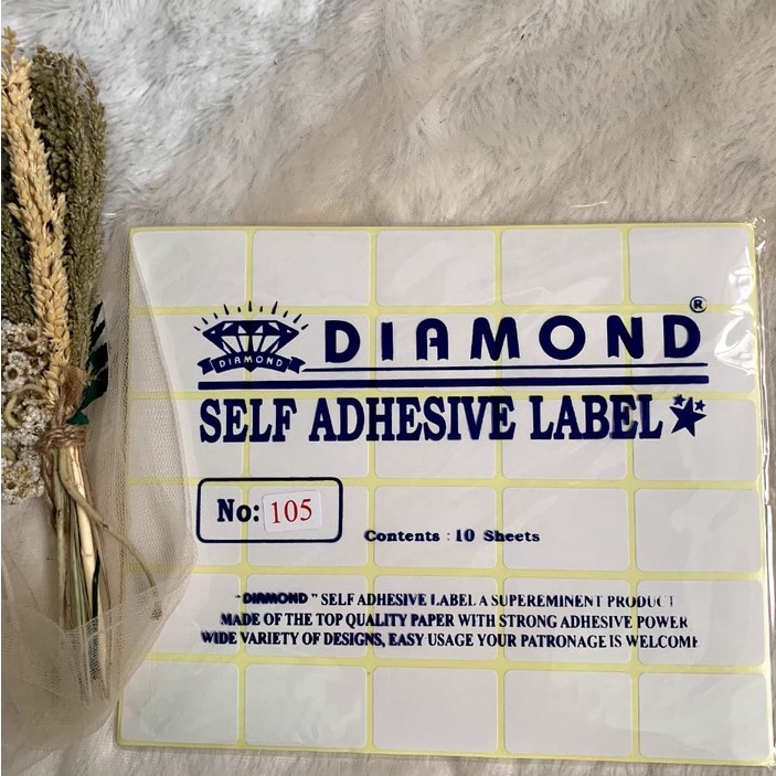 

Label 105 Sticker Ukuran 3,7 cm x 2,4 cm / Label Kertas Undangan Termurah / Label Nama Harga Makakanan Lem Putih Polos