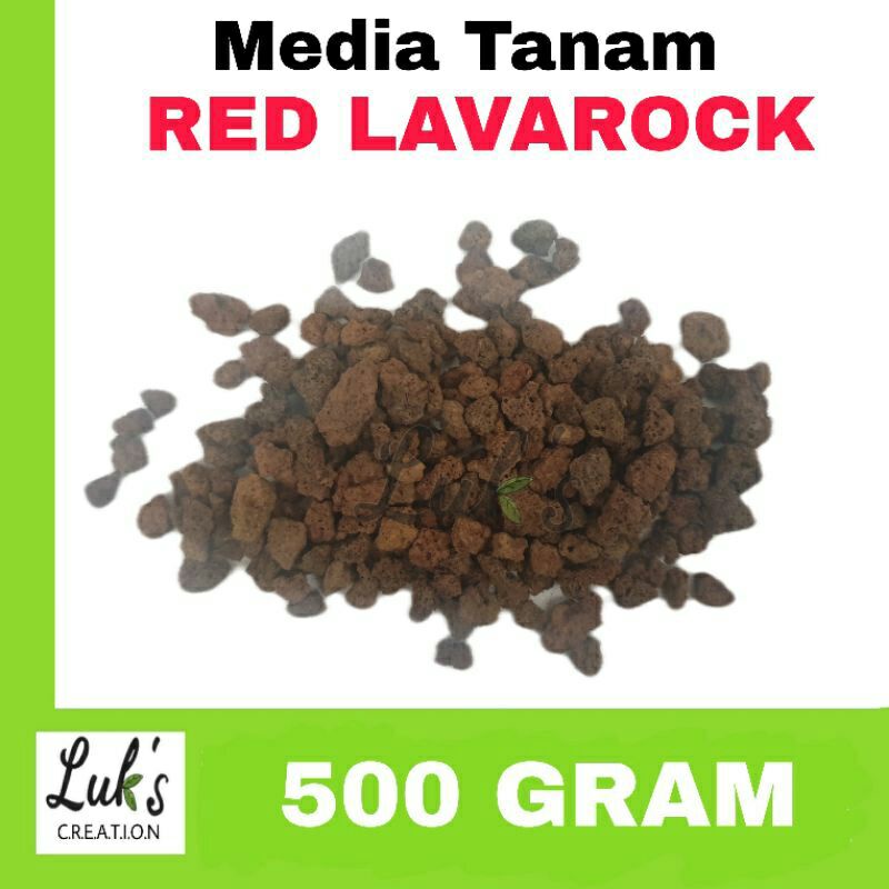 RED LAVA ROCK media tanam lavarock 500 gr media tanam porous porous media