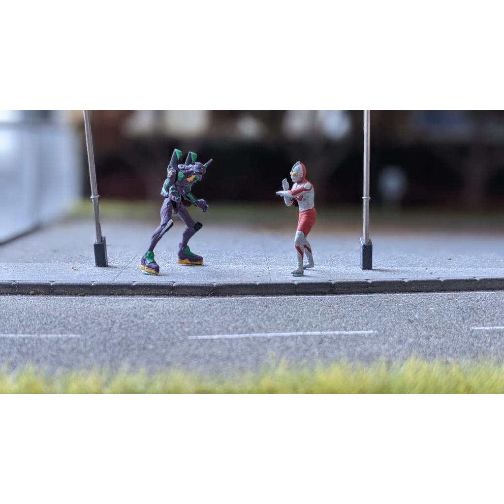 Miniature Figure EVANGELION EVA 01 1/64 1/87 HW HO diecast diorama