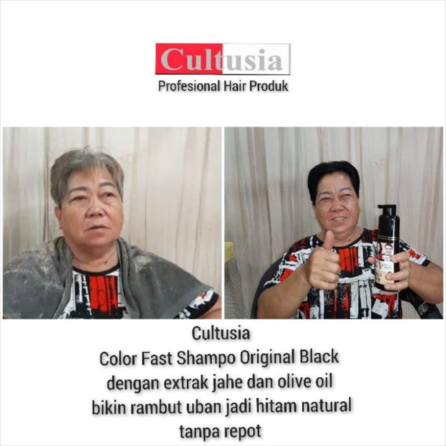 CULTUSIA SHAMPOO 160ML ORIGINAL BLACK - SHAMPO UBAN - PENGHILANG UBAN - SAMPO PENGHILANG UBAN