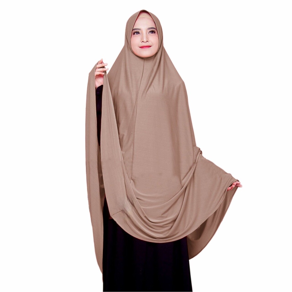 Qimfashion.id Jilbab Syari super Jumbo/ jilbab syari jumbo/bergo syari jumbo xxl/jilbab syari terlar