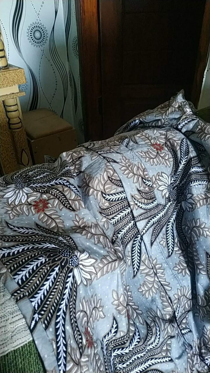 Batik Pria Wanita Motif Kaktus Abu Size M L Xl Xxl Atasan Batik Couple Seragam Kantor Sarimbit Batik