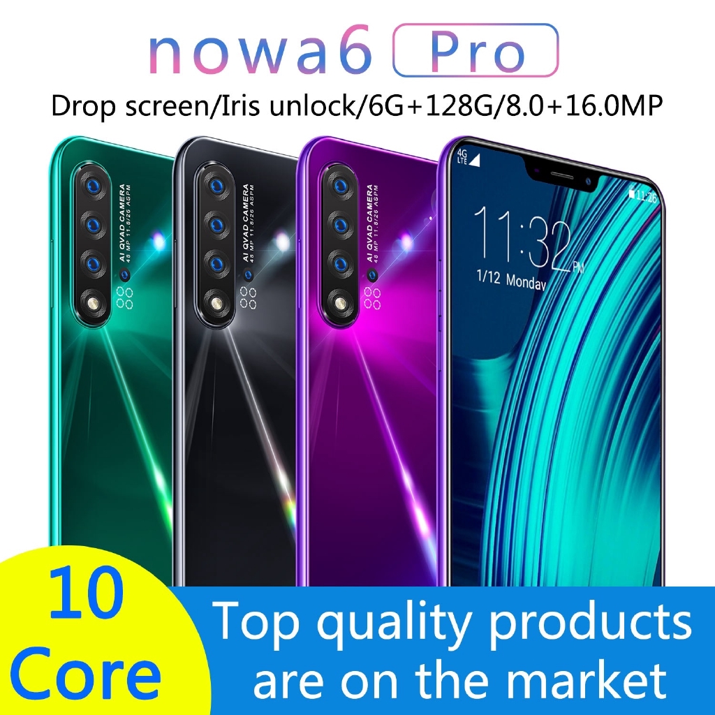 [ankey] Smartphone nowa 6 Pro 6.2 "Touch Screen MTK6580