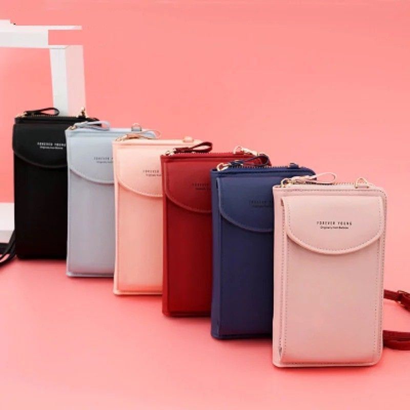 Dompet Pocket Tempat HP Tas Selempang Wanita Slingbag