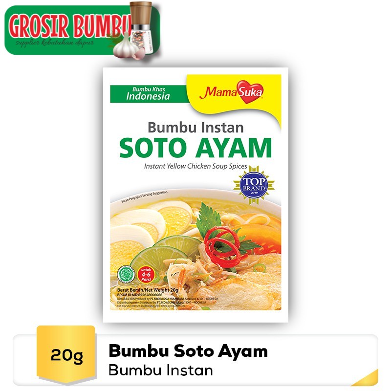 

MamaSuka - Bumbu Soto Ayam Instan 20 gr (1pcs)