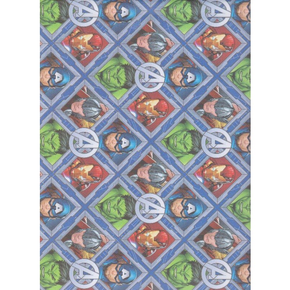 

Kertas Kado Sansan Wawa SW 5840 "Superhero/Marvel/Ironman/captai america/hulk/thor