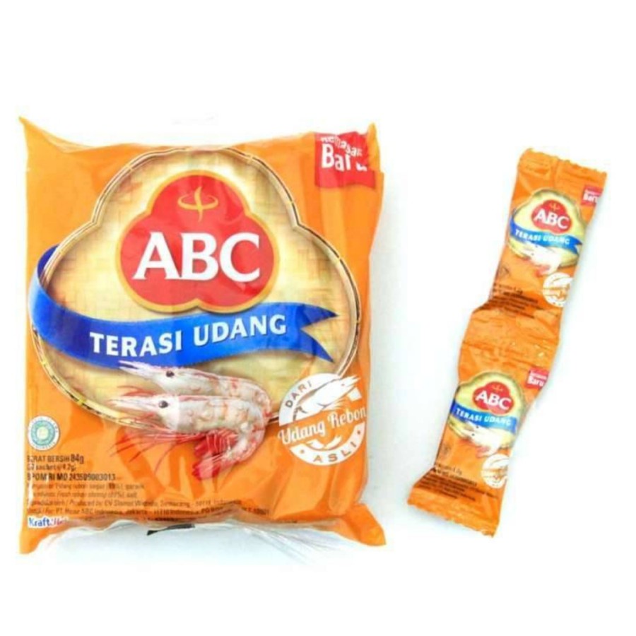 TERASI UDANG ABC SHRIMP PASTE 4,2GR ISI 20 SACHET