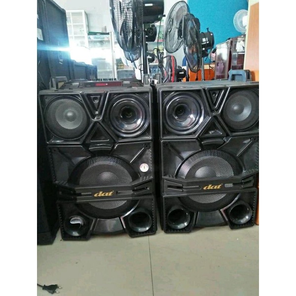 Speaker Aktif Dan pasif 12 inch Dat dx121 dx 121 original bluetooth ( sepasang )
