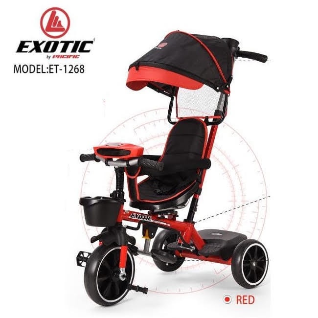 NEW EXOTIC TRICYCLE ET-1268 / SEPEDA ANAK