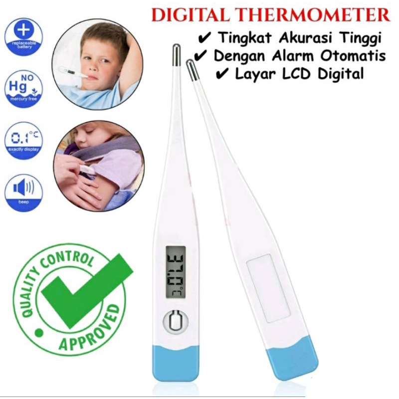 TERMOMETER DIGITAL / PENGUKUR SUHU BADAN BAYI / THERMOMETER ORAL / DIGITAL TERMOMETER / XHF2001 (BARU)