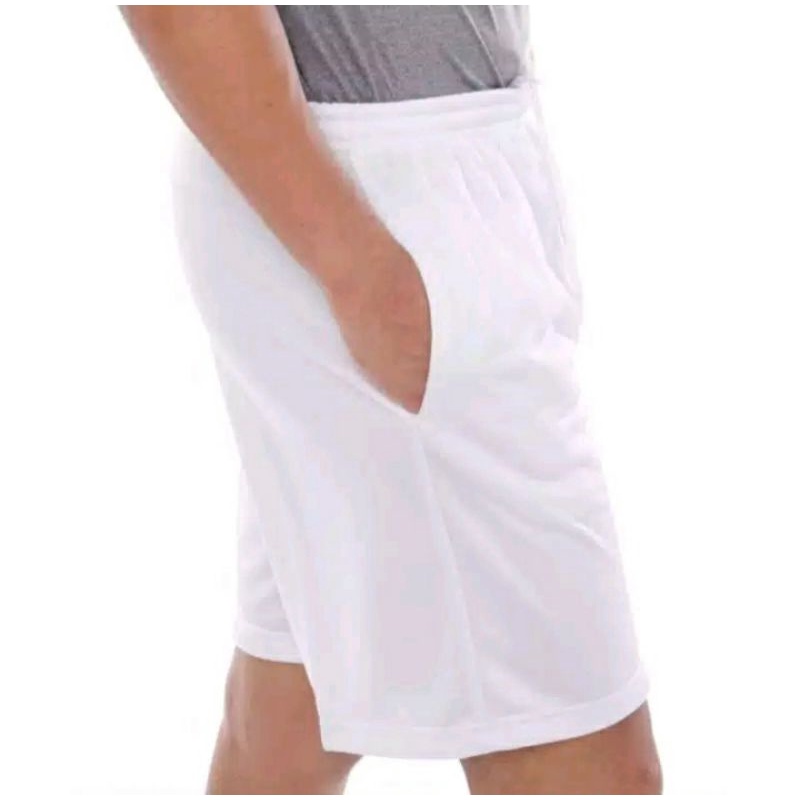 Celana pendek putih polos pria/wanita  tes pendidikan kepolisian academi-2