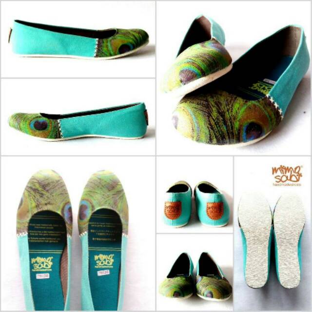 Sepatu wanita flatshoes flat mimosabi kanvas size 35,36,37