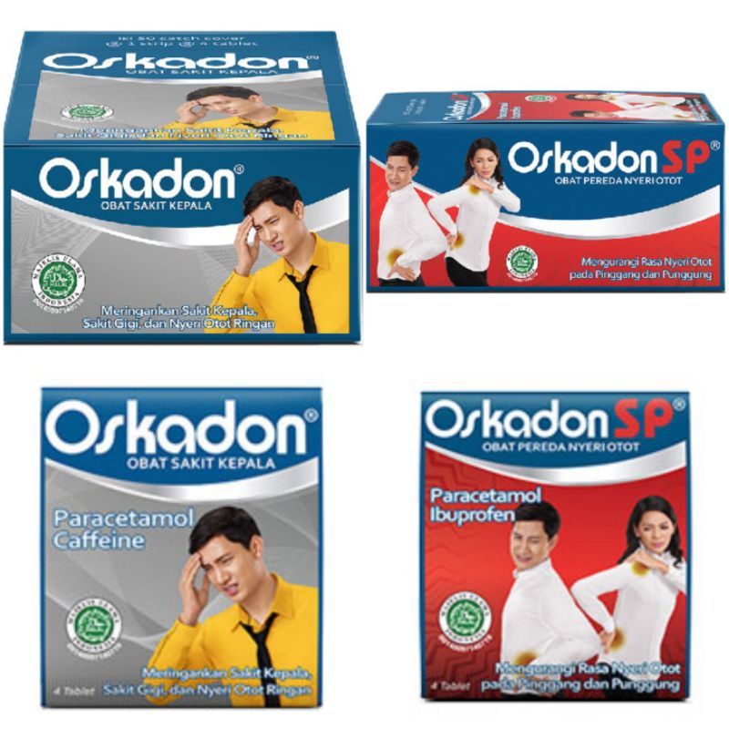 Jual Oskadon / Oskadon SP 4 Tablet ( Obat Sakit Kepala & Nyeri Otot ...