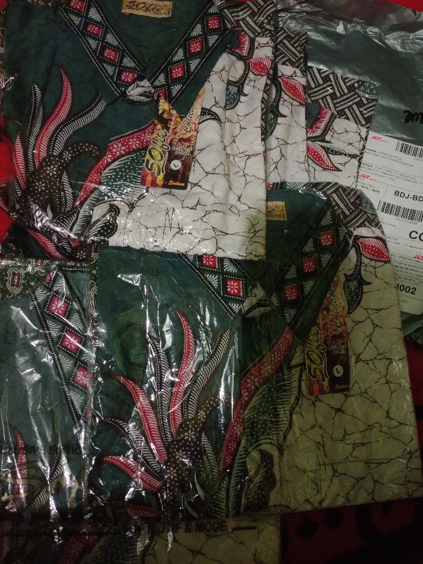 Pandawa Kemeja Batik Pria M.l.xl.xxl Lengan Pendek