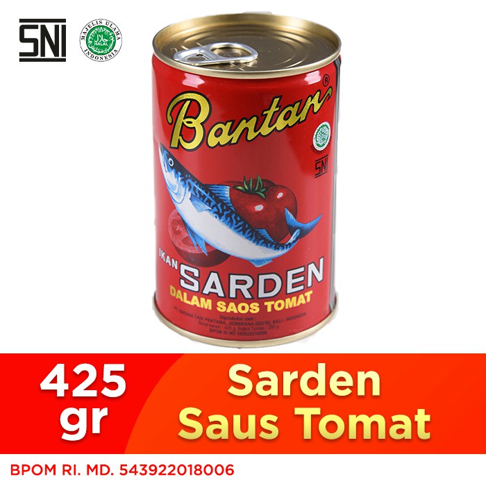 Sarden Bantan 425g