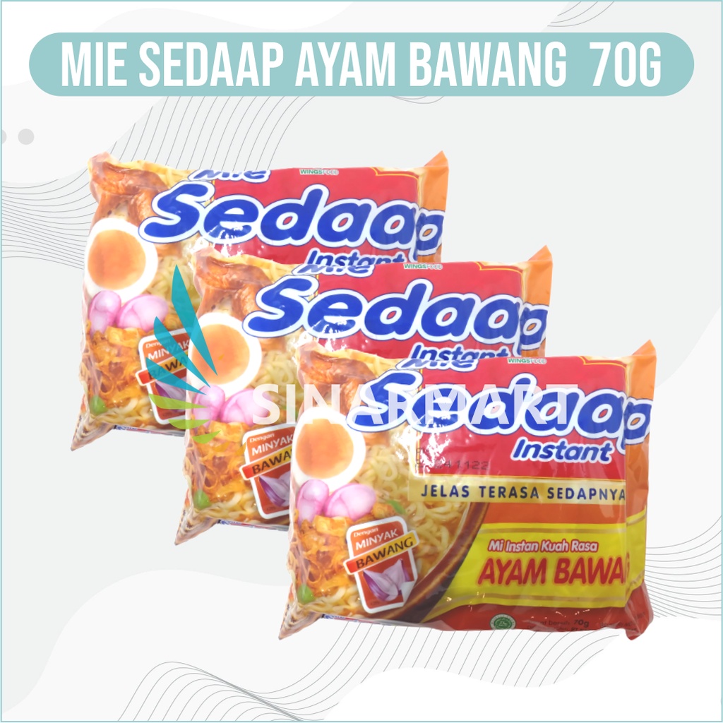 

MIE SEDAAP AYAM BAWANG KUAH 70 GRAM