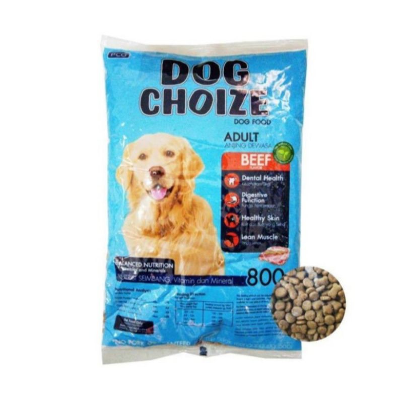 Makanan Anjing Dog Choize 800g Dog food Freshpack Dry food