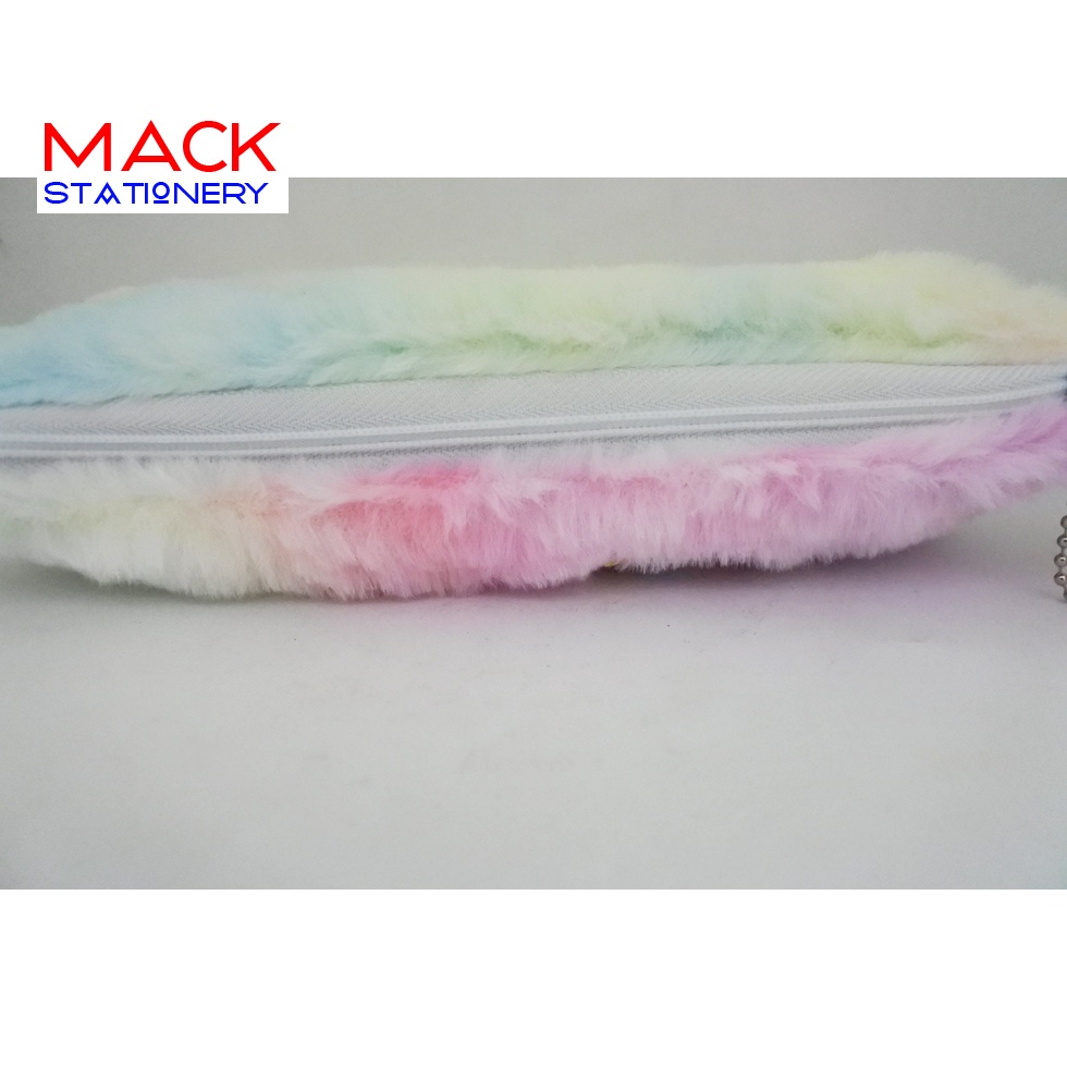 Pencil Case Bulu Seleting / Tempat Pensil Seleting Bulu Unicorn-5